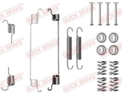 Fiat PUNTO Accessory Kit, brake shoes QUICK BRAKE 105-0672 cheap