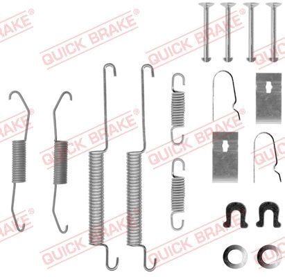 Honda LOGO Repair kit parts - Accessory Kit, brake shoes QUICK BRAKE 105-0679