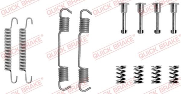 QUICK BRAKE 105-0708 Audi A3 2011 Accessory kit brake shoes