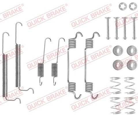 original Opel Astra J gtc Accessory kit, brake shoes QUICK BRAKE 105-0709