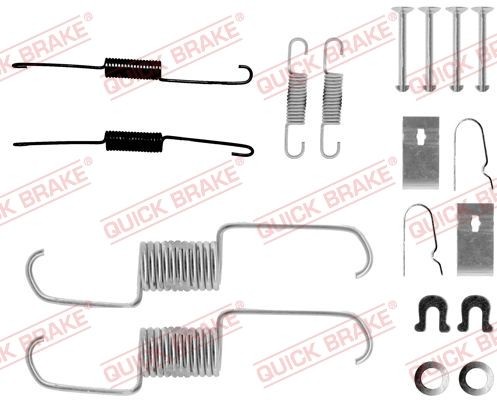 QUICK BRAKE 105-0743 Accessory Kit, brake shoes