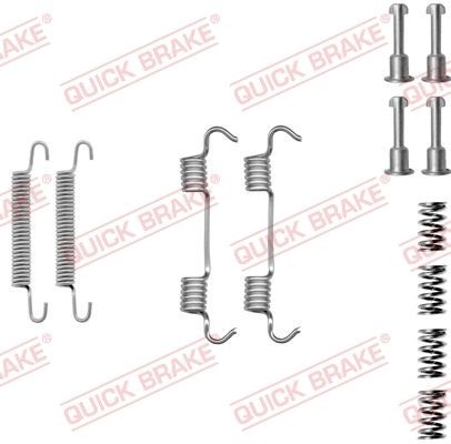 Original QUICK BRAKE Accessory kit, brake shoes 105-0801 for BMW X1