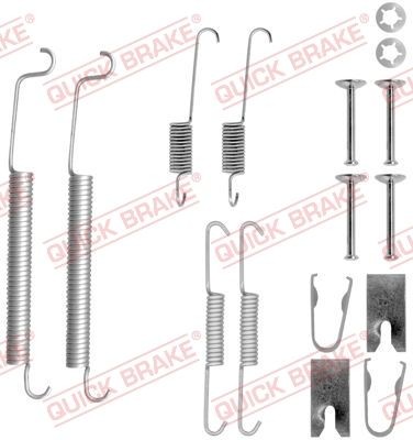 QUICK BRAKE 105-0807 Accessory Kit, brake shoes HONDA experience and price