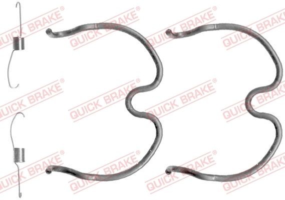 Great value for money - QUICK BRAKE Accessory Kit, brake shoes 105-0837
