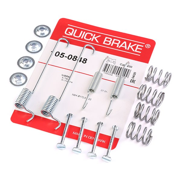 QUICK BRAKE Accessory kit, parking brake shoes 105-0848 for Nissan X Trail t30