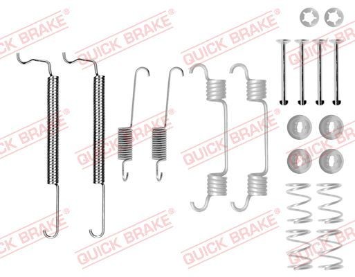 QUICK BRAKE 105-0849 CHEVROLET Accessory kit, brake shoes in original quality