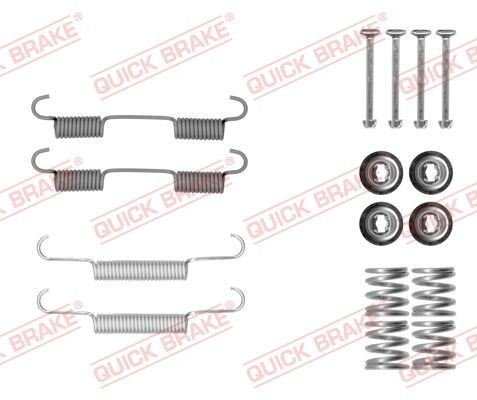 Buy Brake shoe fitting kit QUICK BRAKE 105-0896 - Repair kit parts MERCEDES-BENZ X-Class online