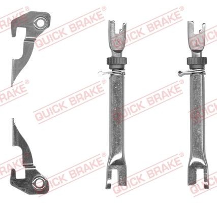 Opel COMBO Drum brake adjuster 14643737 QUICK BRAKE 107 53 002 online buy