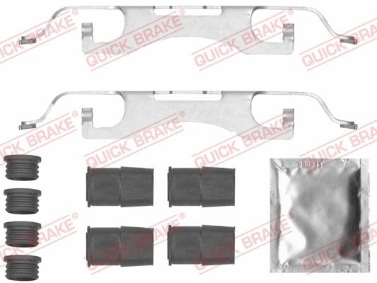 QUICK BRAKE 109-0049 FORD USA Brake pad accessory kit in original quality