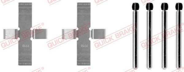 Original QUICK BRAKE Rear brake pad fitting kit 109-0902 for SAAB 95 Station Wagon