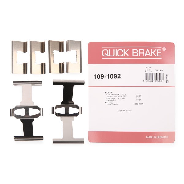 QUICK BRAKE Kit d'accessoires, plaquette de frein à disque HONDA,ROVER,MG 109-1092