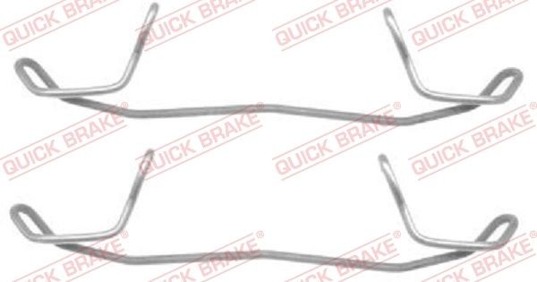 109-1123 Brake pad accessory kit 109-1123 QUICK BRAKE