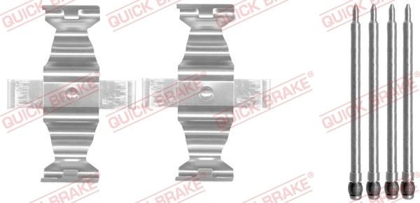 QUICK BRAKE 109-1643 Accessory Kit, disc brake pads
