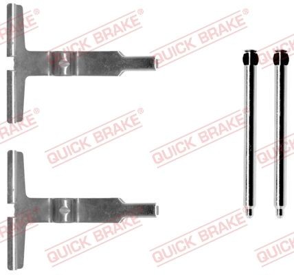 QUICK BRAKE 1091661 Brake pad fitting kit Mercedes S203 C 230 1.8 Kompressor 192 hp Petrol 2006 price