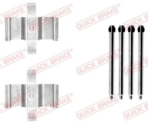 QUICK BRAKE 1091765 Brake pad accessory kit W210 E 430 4.3 4-matic 279 hp Petrol 2000 price