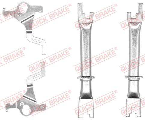 Great value for money - QUICK BRAKE Adjuster, drum brake 111 53 005