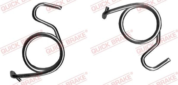 Original QUICK BRAKE Emergency brake shoes 113-0512 for AUDI A3