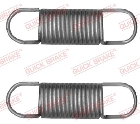 Original 113-0523 QUICK BRAKE Handbrake brake pads IVECO