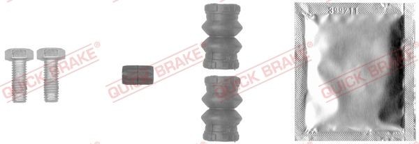 Opel MERIVA Brake caliper seals kit 14644671 QUICK BRAKE 113-1432 online buy