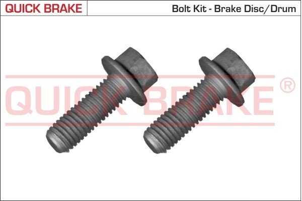 Great value for money - QUICK BRAKE Bolt, brake disc 11558XK