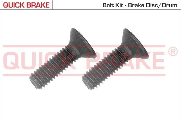 Great value for money - QUICK BRAKE Bolt, brake disc 11622K