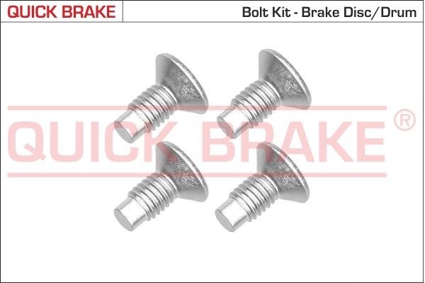 QUICK BRAKE 11663K Bolt, brake disc RENAULT MASTER 2005 in original quality