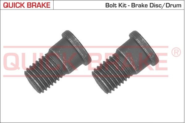 Great value for money - QUICK BRAKE Bolt, brake disc 11666K