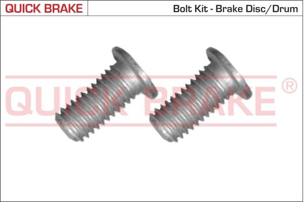 Great value for money - QUICK BRAKE Bolt, brake disc 11672K