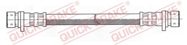 QUICK BRAKE 245 mm, M10x1, with internal thread Length: 245mm, Thread Size 1: M10x1, Thread Size 2: M10x1 Brake line 22.078 buy