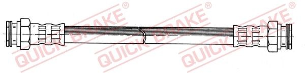 Fiat 500 Flexible brake hose 14645259 QUICK BRAKE 27.087 online buy