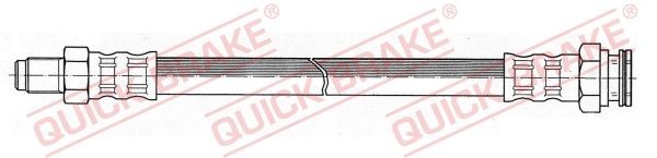 Brake hose QUICK BRAKE 32.054 - Lancia Delta III (844) Pipes and hoses spare parts order