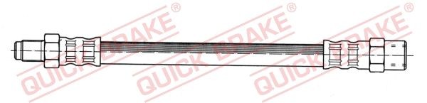 Volkswagen LUPO Flexible brake hose 14645308 QUICK BRAKE 32.062 online buy