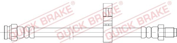 QUICK BRAKE 32.128 Peugeot BOXER 2017 Brake hose
