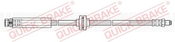 32.412 QUICK BRAKE Brake flexi hose FORD 413 mm, M10x1, with internal thread, with external thread