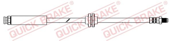 Original QUICK BRAKE Flexible brake pipe 32.805 for FIAT DUCATO