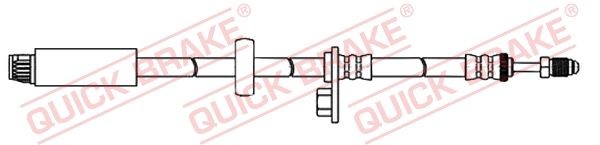 Original QUICK BRAKE Flexible brake pipe 32.806 for PEUGEOT 208