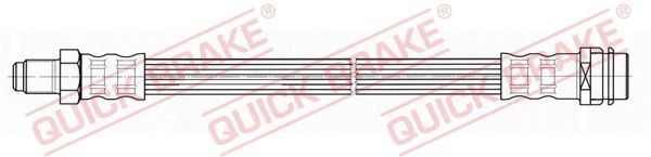Mercedes CITAN Flexible brake hose 14645658 QUICK BRAKE 37.033 online buy