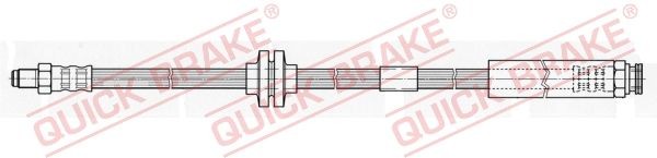 Fiat SCUDO Flexible brake hose 14645680 QUICK BRAKE 37.901 online buy