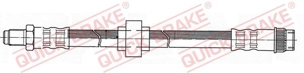 Renault SCÉNIC Flexible brake hose 14645695 QUICK BRAKE 37.919 online buy