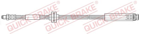 37.936 QUICK BRAKE Brake flexi hose FORD 423 mm, M10x1, with internal thread, with external thread