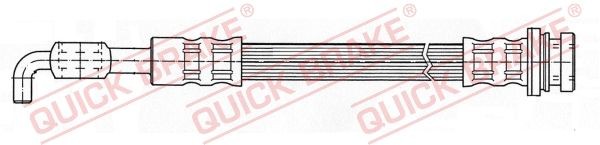 51.009 QUICK BRAKE Brake flexi hose OPEL 175 mm, with internal thread