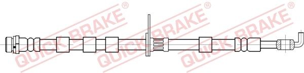 QUICK BRAKE 395 mm, with internal thread Length: 395mm Brake line 58.896 buy