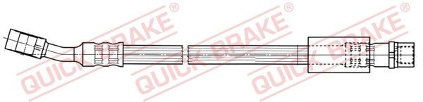 58.988 QUICK BRAKE Brake flexi hose OPEL 266 mm, with internal thread