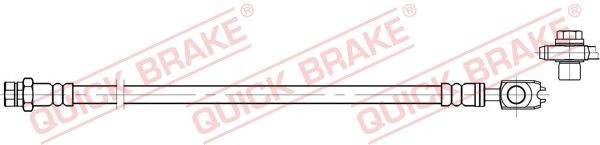 QUICK BRAKE 59802X Brake flexi hose Octavia 5e5 2.0 TDI 4x4 150 hp Diesel 2017 price
