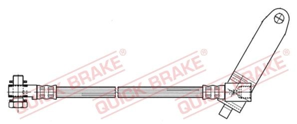 QUICK BRAKE 59979X Brake hose Ford Transit Mk5 Minibus 2.4 DI RWD 75 hp Diesel 2005 price