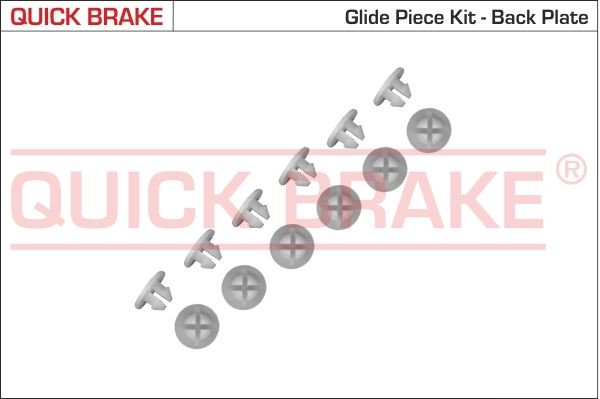 QUICK BRAKE 6859K SKODA Accessory kit, brake shoes in original quality