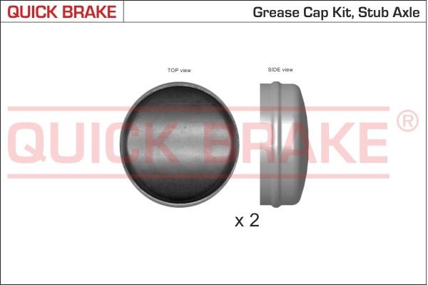QUICK BRAKE 73mm Wheel bearing dust cap 9825K buy