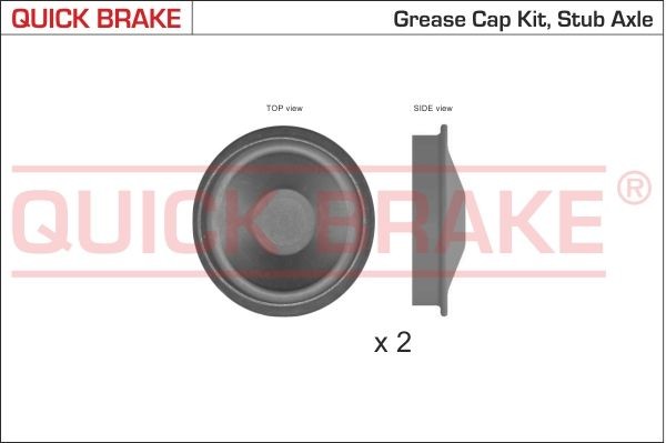QUICK BRAKE Wheel bearing rear and front RENAULT Twingo I Hatchback new 9828K