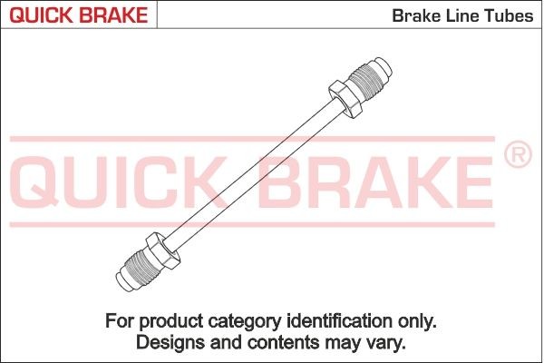 Brake Lines QUICK BRAKE CN-0160D-D - Opel COMMODORE Pipes and hoses spare parts order