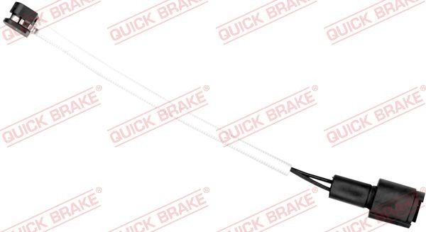 QUICK BRAKE Axle Kit Length: 180mm Warning contact, brake pad wear WS 0102 A buy
